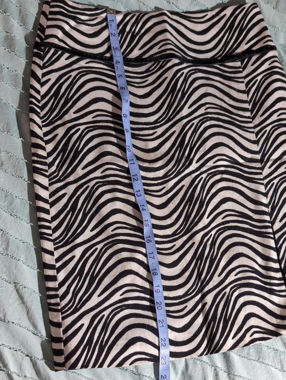 Size 8 Telluride Clothing Co. Zebra Print Skirt - Picture 7 of 7
